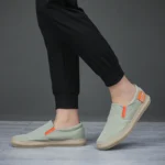 Summer Breathable Canvas Shoes Men Loafers Slip On Sneakers Fashion Casual Men Shoes Lightweight Flats Men Driving ZapatoBD24060 - Image 6