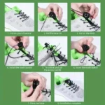 1Pair Automatic Shoelaces Without Ties Install Simple Swivel Buckle Laces Thick Rope Tennis Sneakers Shoelace Shoe Accessories - Image 5