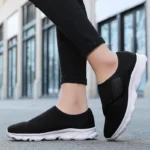 Women's Mesh Slip - on Sneakers with Velcro Closure: Lightweight, Comfortable for Daily Wear - Image 13
