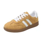 Women's Fashion Tennis Sneakers Flats Lace-up Vulcanized Shoes Autumn Outdoor Trainers Student Board Footwear - Image 11