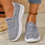 Breathable Womens Slip On Sneakers Soft Sole Comfortable Lightweight Casual Shoes for Everyday Walking Low Top - Image 9