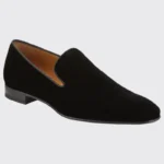 Men Loafers Shoes Suede Low-heeled Solid Color Comfortable Casual Retro Wear Fashion Everyday All-match Classic Shoes - Image 4