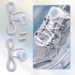 Install Simple Swivel Buckle Laces Automatic Shoelaces Without Ties Unisex Thick Rope Tennis Sneakers Shoelace Shoe Accessories - Image 2