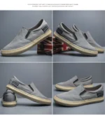 Summer Breathable Canvas Shoes Men Loafers Slip On Sneakers Fashion Casual Men Shoes Lightweight Flats Men Driving ZapatoBD24060 - Image 14
