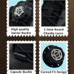 Automatic Shoelaces Without ties Install simple Swivel Buckle Laces Thick Rope Tennis Sneakers Shoelace Shoe Accessories - Image 5