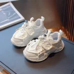 2025 New Spring Children Sneakers Girls Fashion Clunky Sneakers Boys Handsome Mesh Shoes Kids Running Sneakers - Image 9