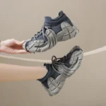 Women Platform Sneakers Lace Up Running Sports Shoes Soft Breathable Tennis Sneakers Casual Outdoor Comfortable Shoes For Female - Image 32