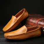 Men Loafers Slip On Formal Comfortable Soft Shoes - Image 7