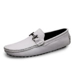 Slip On Genuine Leather Loafers Men Casual Shoes Designer - Image 2