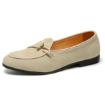 Summer Casual Men Loafers Leather Shoes - Image 5