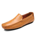 Men Loafers Slip On Formal Comfortable Soft Shoes - Image 9