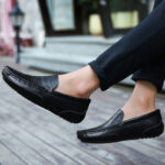 Men Loafers Slip On Formal Comfortable Soft Shoes - Image 3