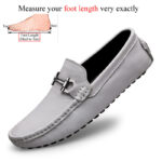 Slip On Genuine Leather Loafers Men Casual Shoes Designer - Image 4